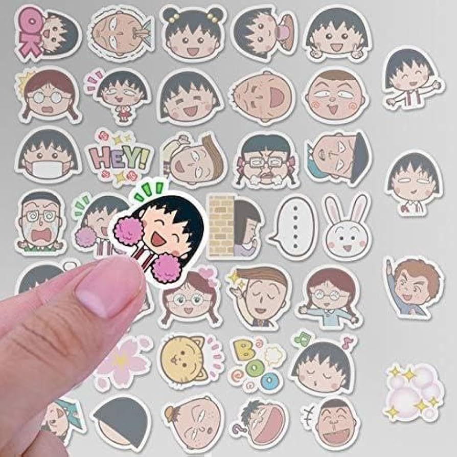 Amazon.co.jp: Chibi Maruko-chan 40 Stickers Stickers Maru